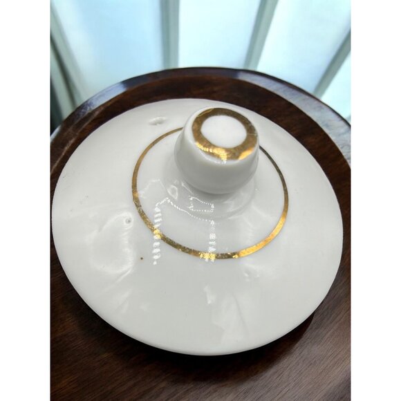 Vintage Peacock Floral Gold Trim Teapot with Lid Japan? - Picture 5 of 10